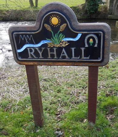 Ryhall - village sign