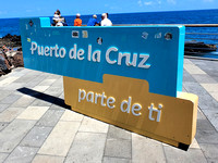 town sign on Calle de San Telmo